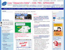 Tablet Screenshot of liceovolta.org